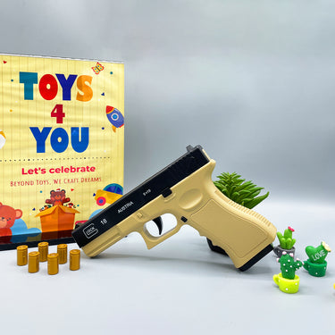 AUTOMATIC SHELL EJECTION SOFT BULLET GLOCK GUN